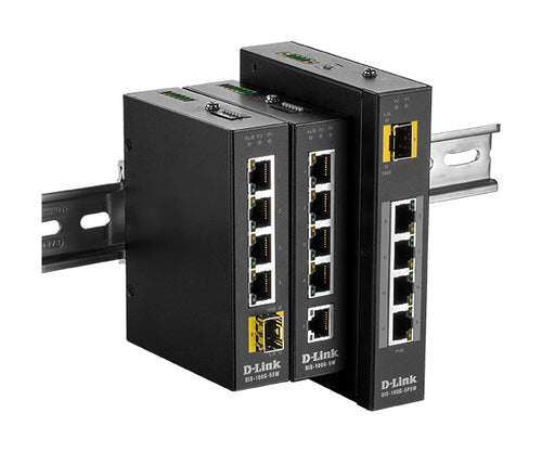 Gigabit-Ethernet-Switch D-Link DIS-100G-5PSW 5-Port PoE Unmanaged Wandmontage