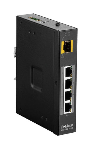 Gigabit-Ethernet-Switch D-Link DIS-100G-5PSW 5-Port PoE Unmanaged Wandmontage