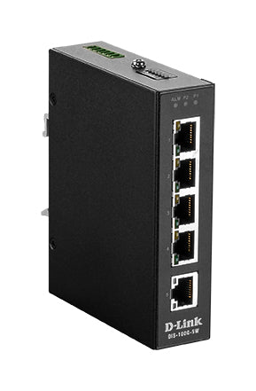 D-Link DIS-100G-5W Ungemanagter Industrial Switch mit 5 Gigabit-Ethernet-Ports