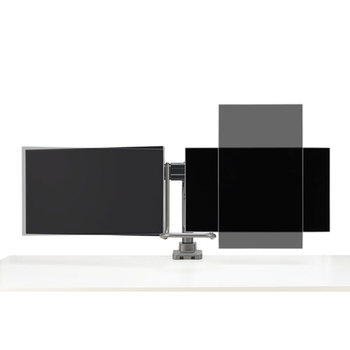 Kensington SmartFit Dual Monitorarm 32 Zoll mit Höhenverstellung - Klemme/Durchführung