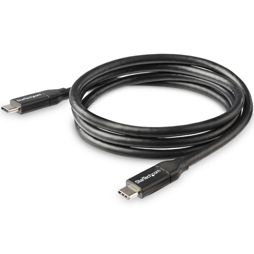 StarTech.com USB-C to USB-C Cable 1m - 5A PD - USB 2.0 - Black