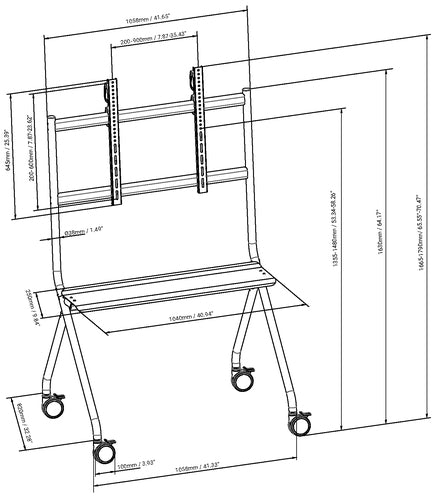 Vision VFM-F12 TV mount/stand