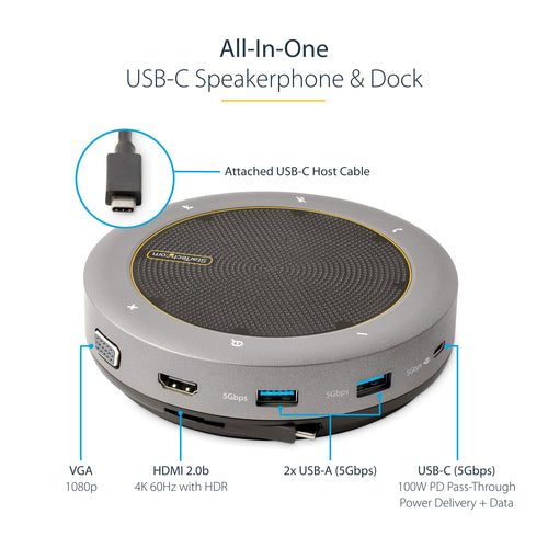 StarTech.com DKTBRSPMPD speakerphone