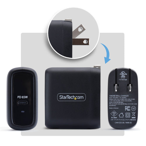 StarTech.com 1065NB-WALL-CHARGER mobile device charger