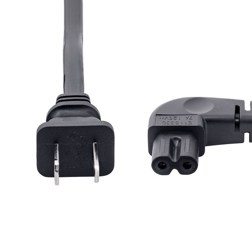 Laptop-Stromkabel 3m NEMA 1-15P auf rechtwinkligen C7 125V 18AWG