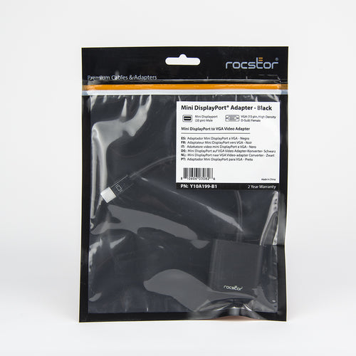 Rocstor Y10A199-B1 video cable adapter