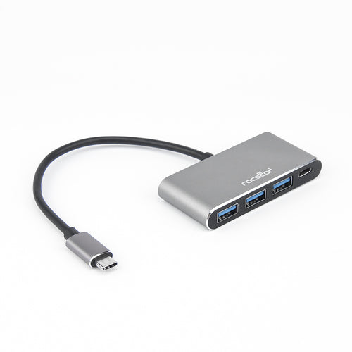 USB Interface Hub Rocstor Y10A200-A1 USB 3.2 Gen 1 Type-C Type-A Black