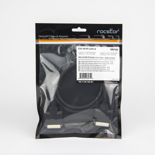 Rocstor Y10C186-B1 DVI cable