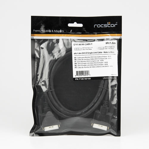 Rocstor Y10C187-B1 DVI cable