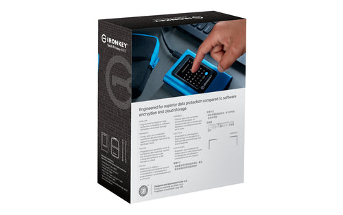 Kingston IronKey Vault Privacy 80 - 960GB Encrypted External SSD - USB Type-C - 256-bit AES Security