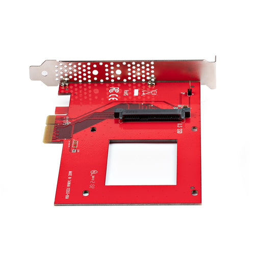 StarTech.com PEX4SFF8639U3 U.3 to PCIe Adapter Card - PCIe 4.0 x4 for 2.5" NVMe SSDs