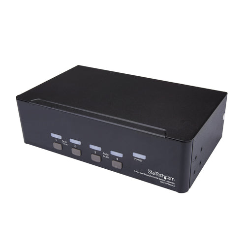 KVM Switch StarTech 4-Port Dual DisplayPort 4K 60Hz Rack Mount