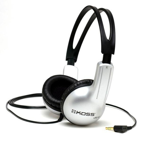 Koss UR/10 Wired Headphones 60-20000 Hz Frequency Response Black Silver