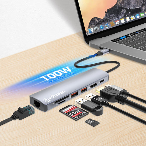 Manhattan 153966 laptop dock/port replicator