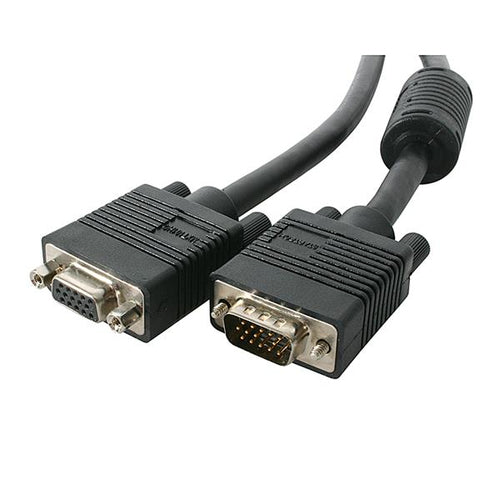 VGA Monitor Extension Cable 3ft HD15 M/F Black - StarTech.com