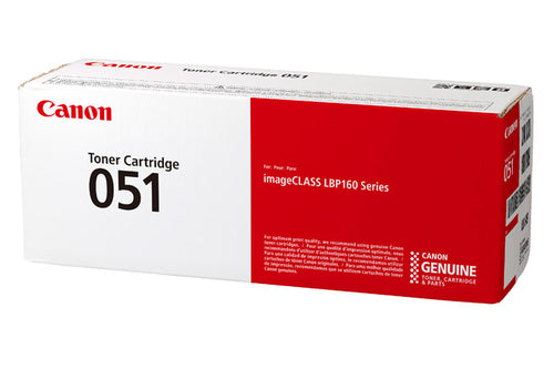 Canon 051 Schwarze Tonerkartusche 1700 Seiten für zuverlässiges Drucken