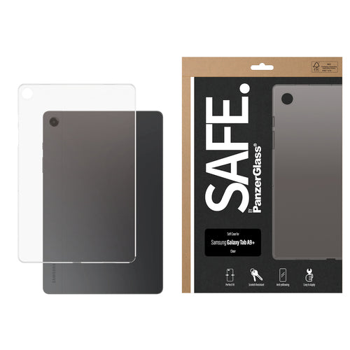 PanzerGlass SAFE. by ® TPU Case Transparent Samsung Galaxy Tab A9+ mobile phone case