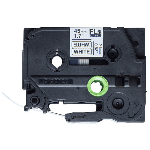 Brother FLE2511 Beschriftungsband, Schwarz auf Weiß, 72 St., 30 mm