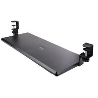StarTech.com Ergonomic Under-Desk Keyboard Tray Clamp - Adjustable Black Design