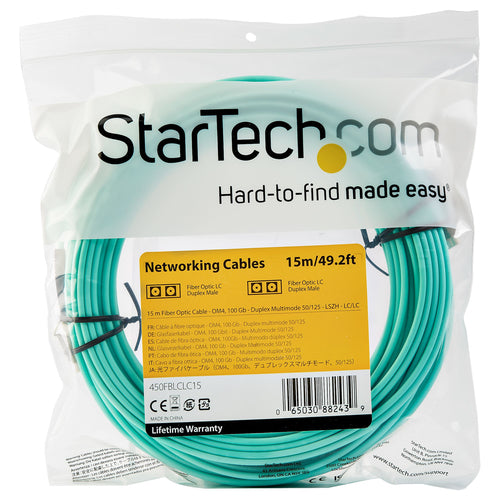 StarTech.com 450FBLCLC15 InfiniBand/fibre optic cable