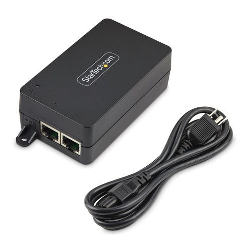 10Gbps PoE++ Injector 60W Ethernet Unmanaged Wall Mountable