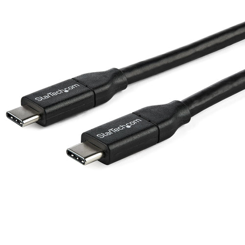 StarTech.com USB-C to USB-C Cable 1m - 5A PD - USB 2.0 - Black