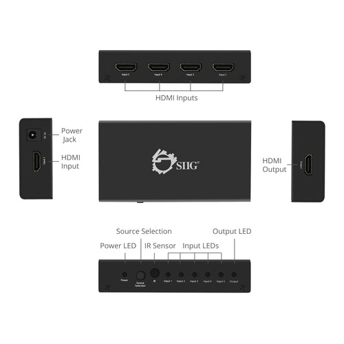 Siig CE-H23012-S1 video switch