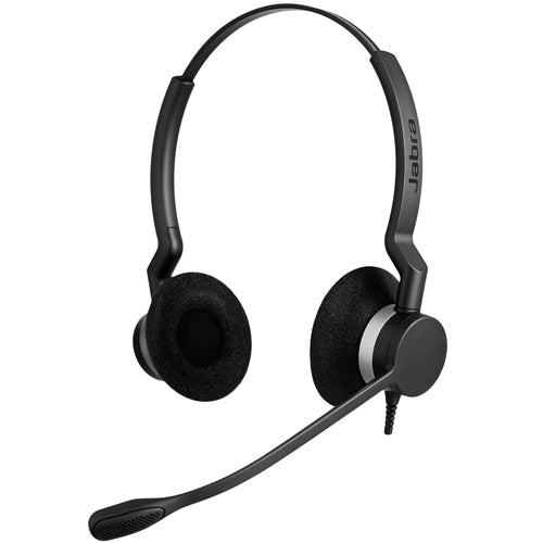 Kabelgebundenes Callcenter-Headset Jabra BIZ 2300 Duo USB 150-4500Hz 65g Schwarz