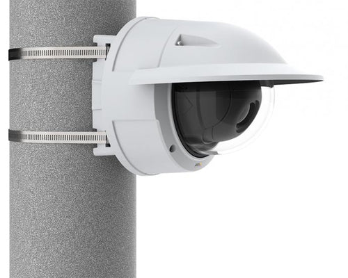 Universal Security Camera Mount Grey Metallic Outdoor Housing
