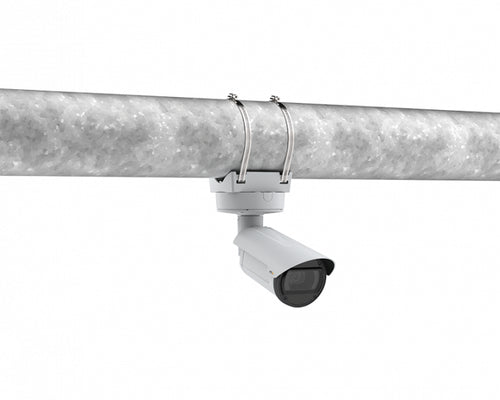 Universal Security Camera Mount Grey Metallic Outdoor Housing