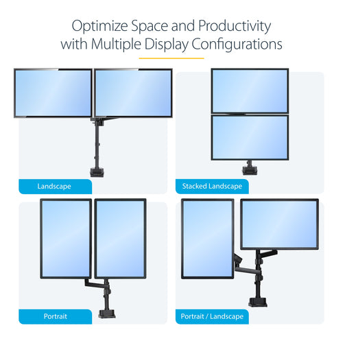 StarTech.com ARMDUALPIVOT monitor mount / stand