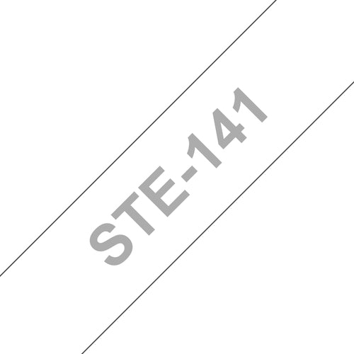 Brother STE-141 Label Making Tape - TZ/TZe - Black - 1.8 cm - Durable Labeling Solution