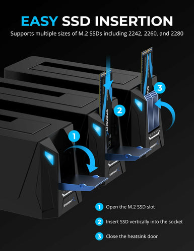 Sabrent DS-UNHC storage drive docking station