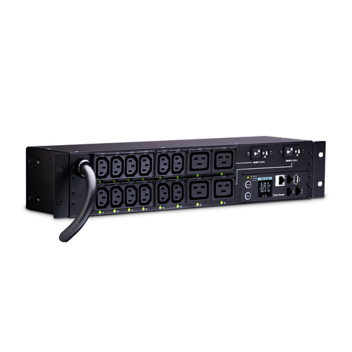 Power Distribution Unit CyberPower PDU41008 2HE Switched Stahl Schwarz