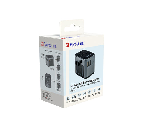 Verbatim 49545 power plug adapter