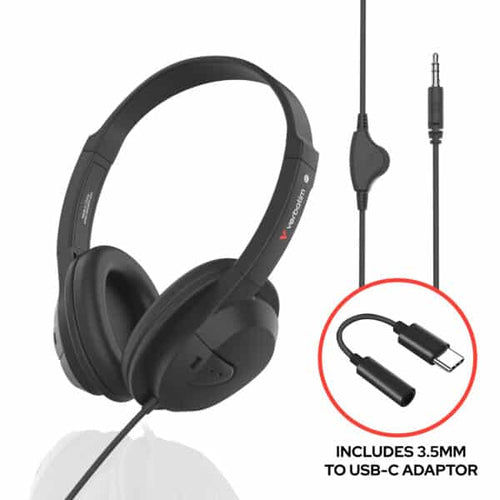 Verbatim PureSound Headphones with Volume Control