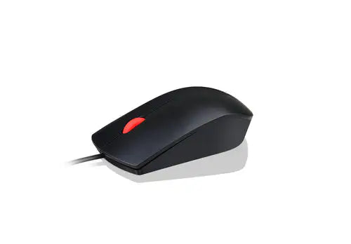 Lenovo 4Y50R20863 Optische Maus für Links- und Rechtshänder – 1600 DPI, USB Typ-A, Schwarz
