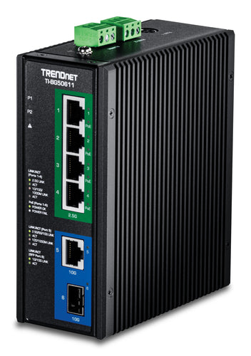 Trendnet 6-Port Industrial 2.5G PoE++