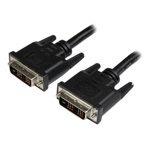 DVI Cable 6ft Male to Male DVI-D Single Link Black