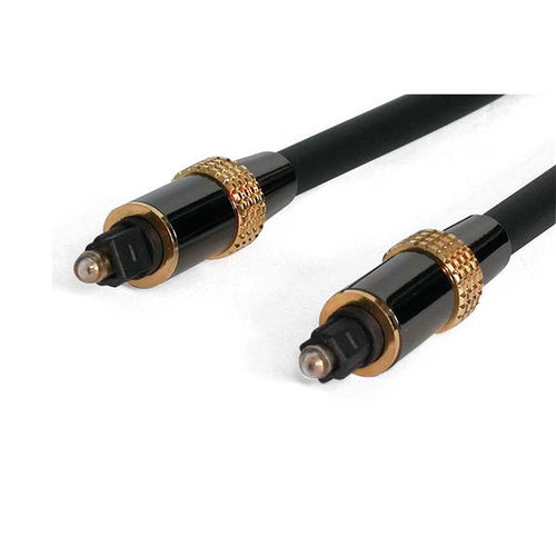 6.1 m Premium Toslink Digitales optisches SPDIF-Audiokabel - StarTech.com - TOSLINK-Stecker auf Stecker, Schwarz