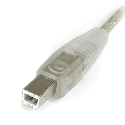StarTech.com 10 ft. Transparent USB 2.0 Cable A-B M/M USB cable