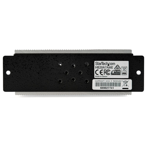 StarTech.com HB20A7AME 7-Port USB 2.0 Hub – Industrieller USB-A Hub aus Metall mit Überspannungsschutz