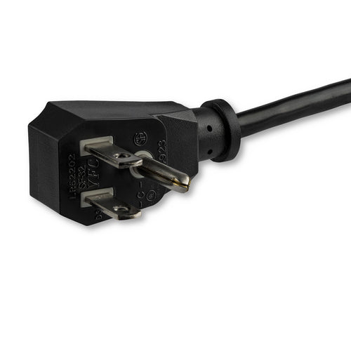 StarTech.com 1,8 m Stromkabel, NEMA 5-15P auf C13, 10 A 125 V, schwarzes Ersatz-Netzkabel