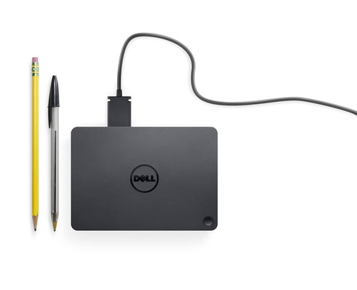 DELL WD15 USB-C Dockingstation – Kabelgebunden, Schwarz