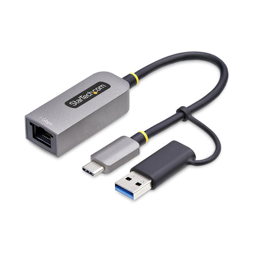 USB-C-auf-Ethernet-Adapter mit USB-A-Dongle 10/100/1000Mbit/s-Gigabit-Netzwerkkarte