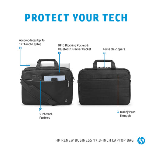 Laptop Bag HP Renew Business 17.3-inch Lightweight Durability