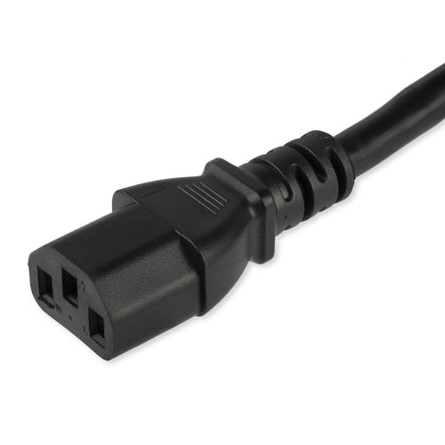 StarTech.com 1,8 m Stromkabel – NEMA 5-15P auf C13, 10 A 125 V, Schwarz