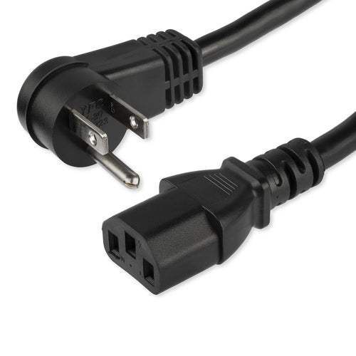 StarTech.com 1,8 m Stromkabel – NEMA 5-15P auf C13, 10 A 125 V, Schwarz