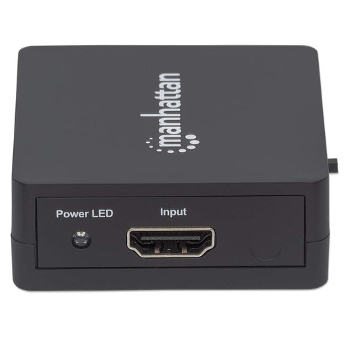 HDMI Splitter 2-Port by Manhattan 1080p USB-A Powered Black