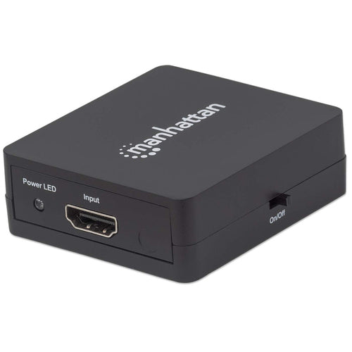 HDMI Splitter 2-Port by Manhattan 1080p USB-A Powered Black